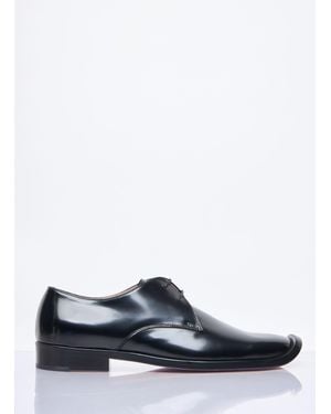 Bottega Veneta Comma Leather Lace-Up Shoes - White