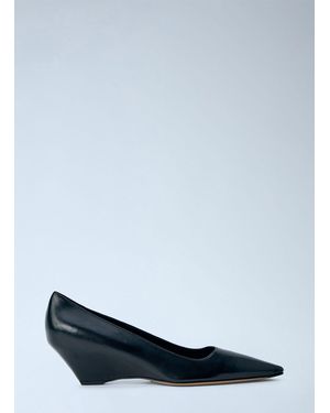 The Row Liisa Wedge Heels - Blue