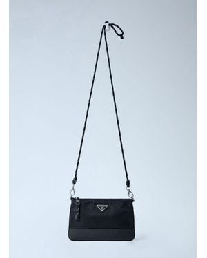 Prada Compact Crossbody Bag - Blue