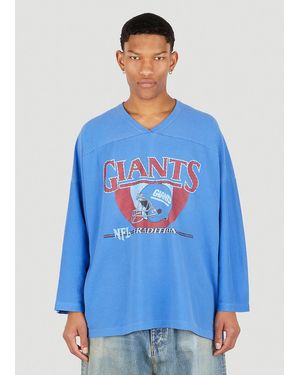 ERL Oversized Printed T-shirt - Blue