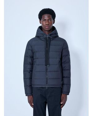 Moncler Zeflor Hooded Down Jacket - Blue