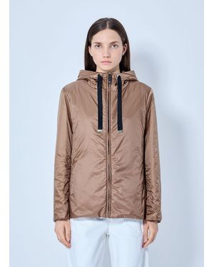 Max Mara Hooded Zip Jacket - Brown