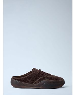ERL Corduroy Camino Mule Trainers - Brown