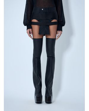 Rick Owens Temple Mini Skirt - Blue