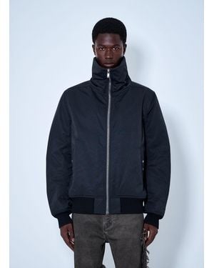 Rick Owens Tower Dracuflight Bomber Jacket - Blue