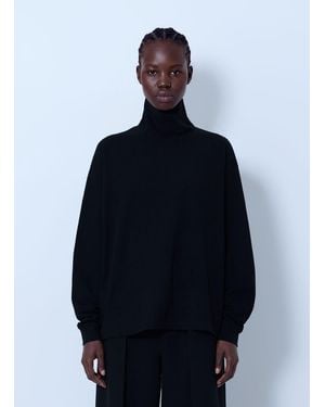 The Row Kelta Turtleneck Top - Blue