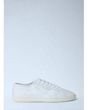 Saint Laurent Athletic Shoes For The Gym - White