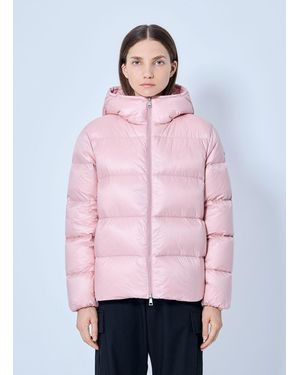 Moncler Feligule Hooded Short Down Jacket - Pink