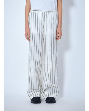 Moncler Striped Trousers - Blue