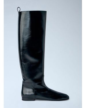 KHAITE Colt Knee-high Boots - Blue