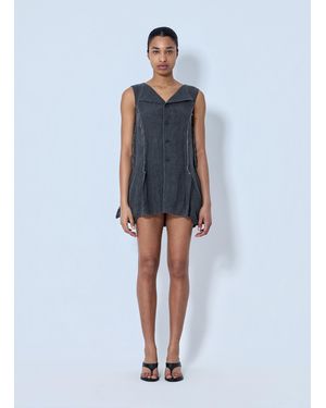 Limi Feu Hem Detail Vest - Blue