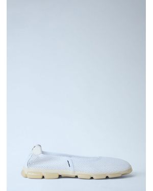 Miu Miu Mesh Slip-on Flats - Blue