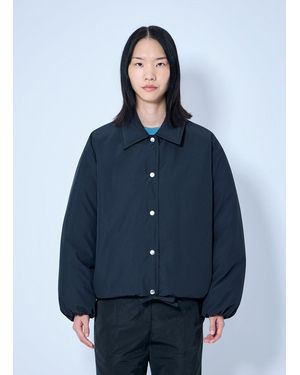Jil Sander Down Jacket With Collar - Blue