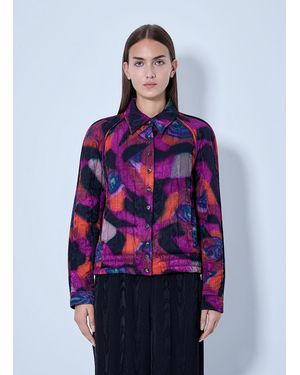 Dries Van Noten Button-down Quilted Jacket - Blue