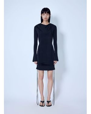 KNWLS Cu Hooded Mini Dress - Blue
