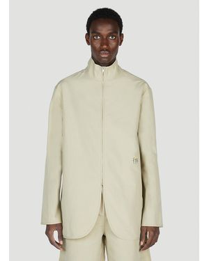 Diomene Embroidered Jacket - Natural