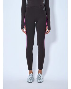Balenciaga High Waist Leggings - Blue