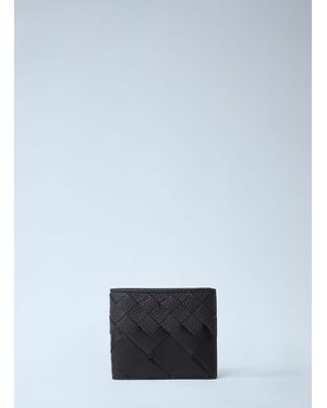 Bottega Veneta Intrecciato Bi-Fold Wallet - Blue
