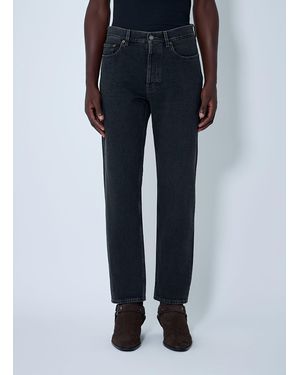 Saint Laurent Straight-Leg Denim Jeans - Blue