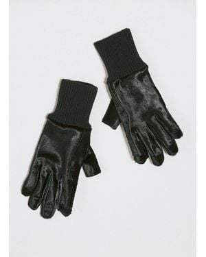 Rick Owens Ribcuff Hair Gloves - White