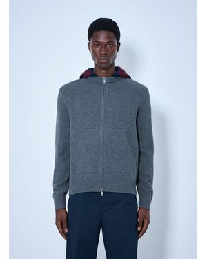 Moncler Zip-Up Hoodie - Blue