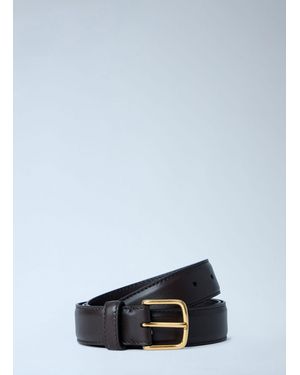 The Row Leather Belt - Blue