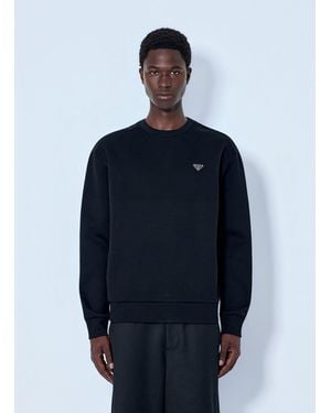 Prada Technical Cotton Sweatshirt - Blue