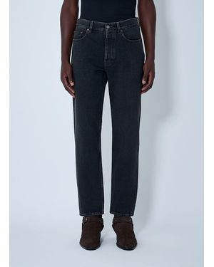 Saint Laurent Straight-Leg Denim Jeans - Blue