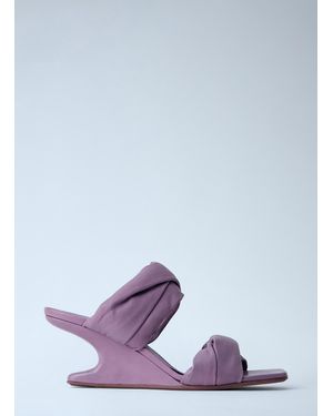 Rick Owens Cantilever 8 Twisted Sandals - Purple