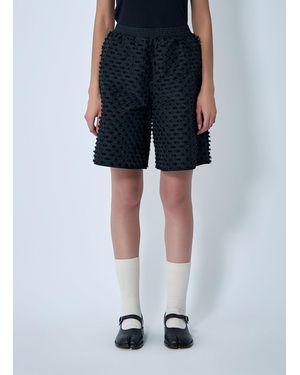 Cecilie Bahnsen Textured Shorts - Blue