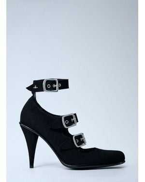 Vivienne Westwood Savage Leather Heels - White