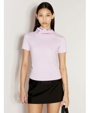 Y. Project Triple Collar Fitted T-Shirt - White