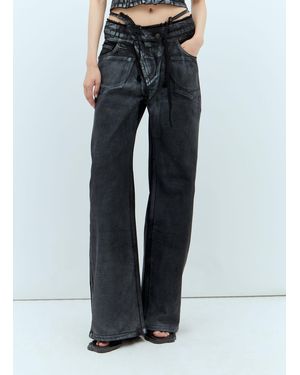 OTTOLINGER Double Fold Trousers - Blue