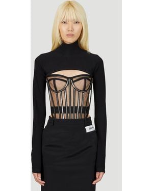 Dolce & Gabbana Kim High Neck Bolero - Black