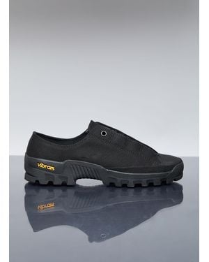 Yohji Yamamoto Fly Front Low Top Trainers - Grey