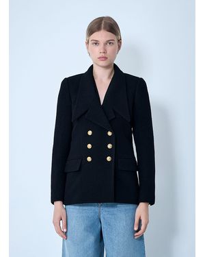 Chloé Chloã Wool Coat - Blue