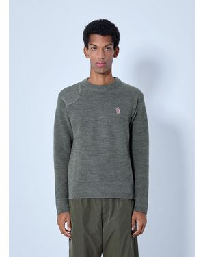 Moncler Wool Crew Neck Sweater - Gray
