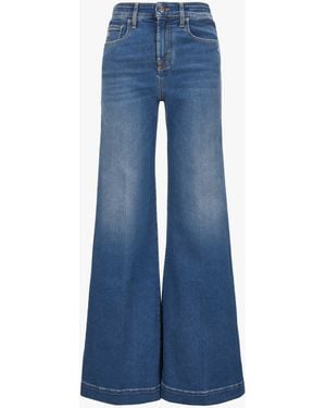 Jacob Cohen Jackie Wide Leg Jeans High Waist - Blau