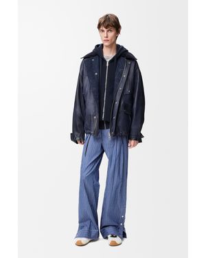 Loewe Short Parka - Blue