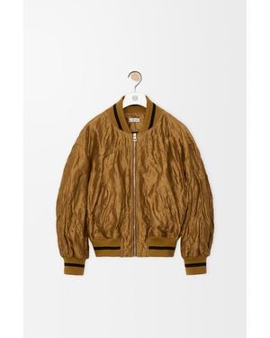 Loewe Bomber Jacket - Brown