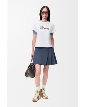 Loewe T-Shirt With Logo - White