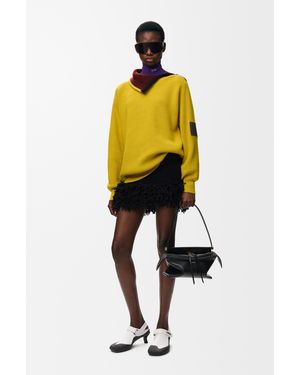 Loewe Zip-Up Sweater - Yellow