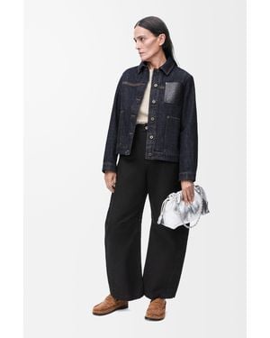 Loewe Workwear Jacket In Denim - Blue
