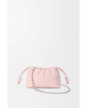 Loewe Mini Flamenco Pleats Purse - Pink
