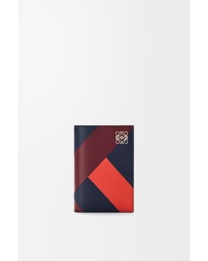 Loewe Funda De Pasaporte Anagram En Piel De Cuero Mujer - Blanco