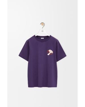 Loewe Regular Fit T-Shirt - Purple