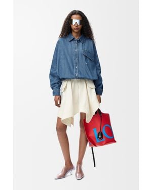 Loewe Belted Shirt - Blue