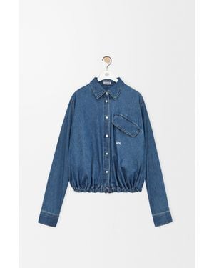 Loewe Belted Shirt - Blue