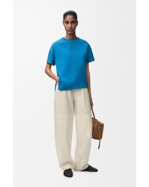 Loewe Asymmetric T-Shirt - Blue