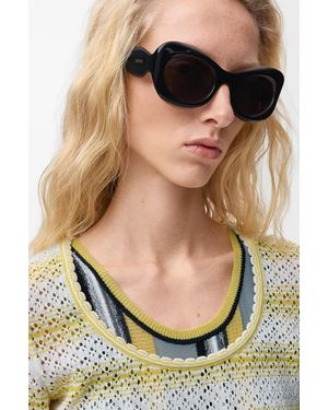 Loewe Sierra Butterfly Sunglasses For - Blue